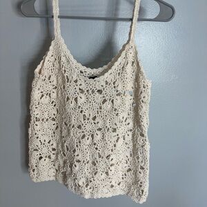 Zara crochet tank top